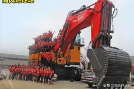 重700吨、挖掘高度18.7米、一斗挖60吨煤，它是世界最大挖掘机图片