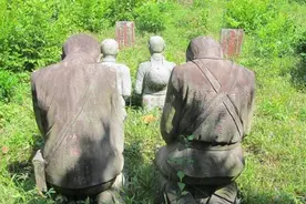 4个永久跪在中国土地的日本兵！日本多次要求拆除,我国该不该拆？图片