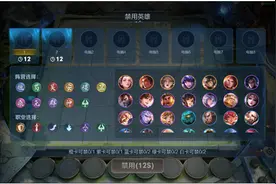 王者模拟战上线新系统，开局禁用8个英雄，所有玩家都不能用图片