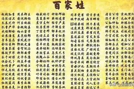 百家姓，值得收藏！看看你的姓氏排第几（第三部分201-300）图片