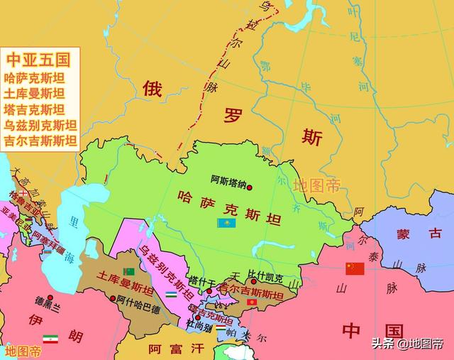 (塔吉克斯坦地图位置) - 冷求网
