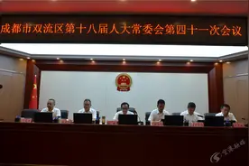双流区第十八届人大常委会第四十一次会议召开图片