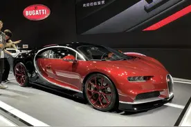 广州车展上，布加迪Chiron亮相，搭载16缸发动机，拥有1500马力图片
