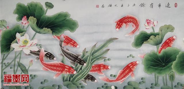 鲤鱼荷花的美好寓意 - 冷求网