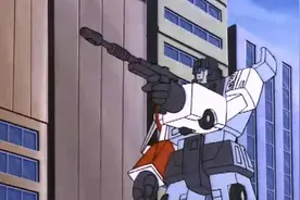 变形金刚第65集：守护神击碎混天豹，混天豹打飞红蜘蛛，铁皮谢幕图片