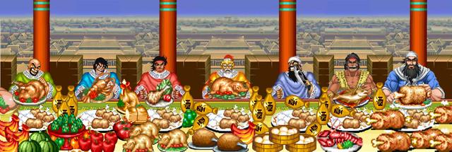 街机游戏《三国志》吃包子极限速度有多快，原来赵云才是食神啊