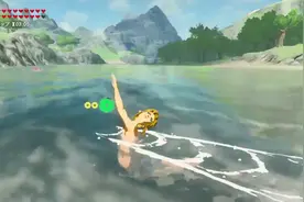 《塞尔达传说》新搞笑bug再现，林克腰力强大图片