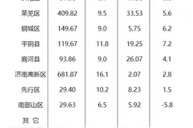 济南上半年各区县GDP出炉 深度点评谁在奔跑谁在龟行图片