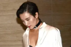 留短发，带项圈，穿开襟衬衣，原来宋佳才是真浪姐！网友：性感图片