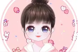 一张张可爱又迷人的卡通女生头像，深深的被吸引了图片