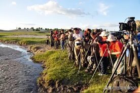 哪里草原在你心中最美？6月坝上，河边偶遇漂亮晚霞图片