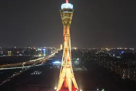 中原福塔最美夜景图片