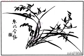 巢勋临绘《芥子园画谱》——兰竹梅菊增广名家画谱图片