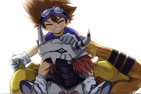 数码宝贝中强大的盖亚力量，拥有者为暴龙兽的两大究极体图片