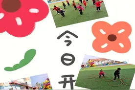 岱岳区山口镇东碾疃幼儿园小班户外体育活动"好玩的呼啦圈"图片