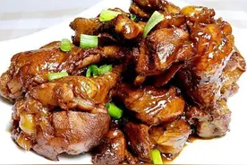 美食：红烧鸡腿腿的家常做法，肉质细嫩，滋味鲜美，味道非常香图片
