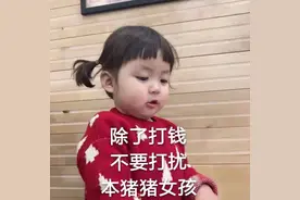 表情包：除了打钱，不要打扰本猪猪女孩图片