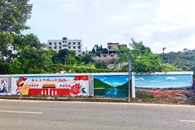 【全国文明城市整改攻坚进行时】一墙一风景，一墙一阵地！永乐乡文化墙绘出美丽乡村新风尚图片