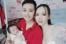 越南第一位怀孕的变性男人，他女儿满月了图片