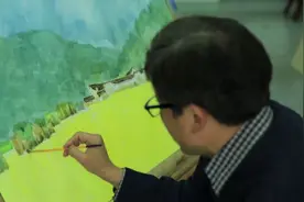 世界看湖南丨儿时最喜欢的水彩画，没你想象的那么简单图片