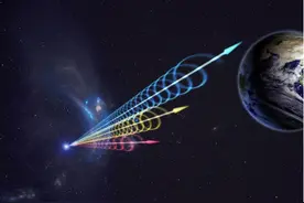 银河系中心存在高级文明？科学家发现神秘电信号，它在不停闪烁图片