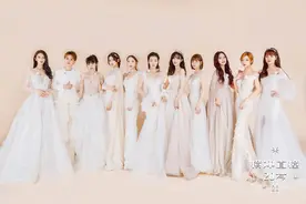 《火箭少女》婚纱造型，11名“新娘”姿色万千，美到“原地成仙”图片