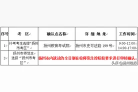 想考教师资格的你注意啦！扬州已发布考试（笔试）报名公告图片