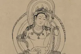 150幅，敦煌莫高窟壁画 线描人物稿（珍贵收藏）图片