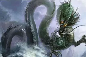 明朝万历年间，浙江平湖大旱，随后在海上发现一条巨大白龙图片