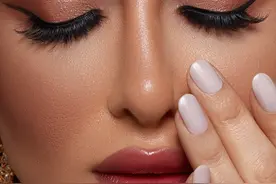阿拉伯美女肖像特写摄影图片