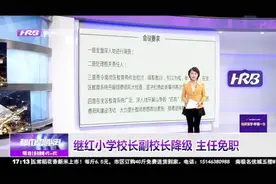 哈尔滨继红小学家长公开信引关注，校长副校长降级，主任免职视频封面