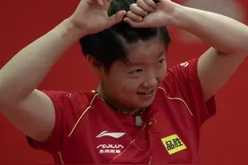 孙颖莎：昕哥你手下留情啊，我这里可不客气了图片