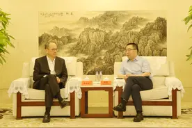 青白江区委书记张胜会见DHL大中华区CEO黄国哲一行图片
