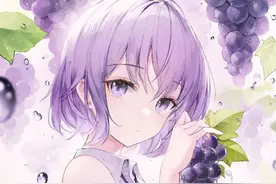 画师笔下的水果少女太可爱，葡萄是三无少女，柠檬橘子是小恶魔系图片