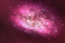 红紫色行星状星云是双燃料系统太阳发生两次核聚变燃烧殆尽的时候图片