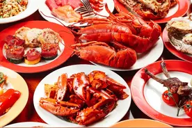 「香格里拉」自助餐，波士顿龙虾有N种吃法！还不限量图片