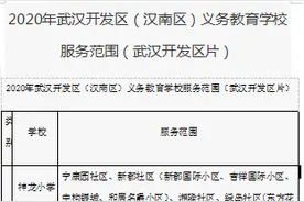 最新！武汉经开（汉南）中小学对口划片范围出炉图片