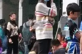 梁洛施10岁长子曝光，分手9年后首次与李泽楷同框，却像老夫老妻图片