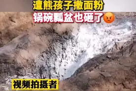 75岁老人土里扒面粉，竟系同村孩子进屋偷撒遍地，事发之后，孩子一家装不知图片