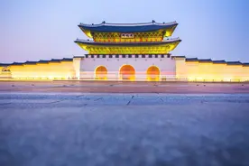 景福宫是朝鲜王朝时期韩国首尔的五大宫之一，也是朝鲜王朝的正宫图片