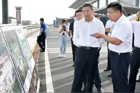 王子联调研机场三期扩建工程及配套综合交通体系进展情况图片