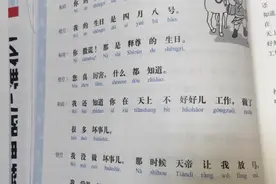 国外的“中文教材”太社会，内容喜感十足，学生：大仇得报的感觉图片