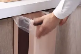 可折叠悬挂的垃圾桶，容量大不用弯腰、不占空间，想挂哪都可以图片