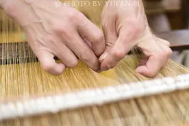 重庆非物质文化遗产巡礼，荣昌夏布工艺的“整经”特写图片