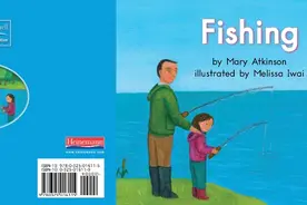 英语有声绘本阅读:《Fishing》大鱼上钩图片