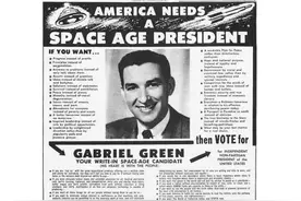 “外星人让我拯救人类”：加布里埃尔·格林，两届美国总统候选人图片