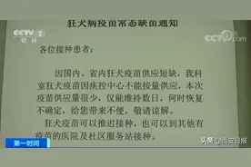 全国多地人用狂犬疫苗短缺！为何“一针难求”？被猫狗抓伤怎么办？图片