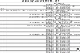 湖南省内运营航司航班退改签政策汇总图片