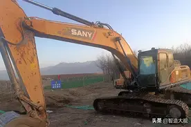 三一265挖掘机启动困难，是什么情况？图片
