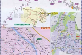 青海省铁路交通地图（2021）图片